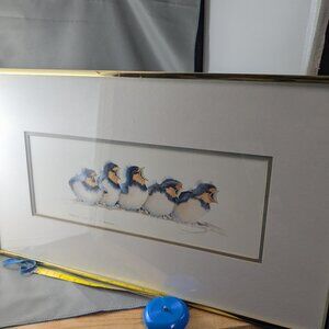 Val Pfeiffers watercolour "Chorus Line"